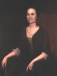 Fru Gustavus Hesselius (Lydia Getchel Hesselius), c.1740 (olja på duk)