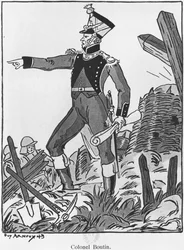 Överste Boutin, illustration från 