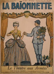 Theatre for the Armies, framsidans illustration från 