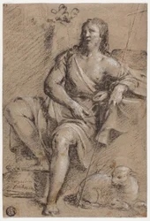 Johannes Döparen eller Kristus den gode herden
