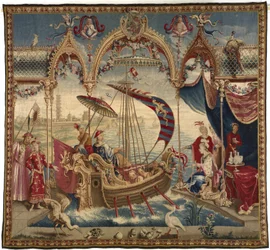 Kejsarens segling, från The Story of the Emperor of China, 1716-22