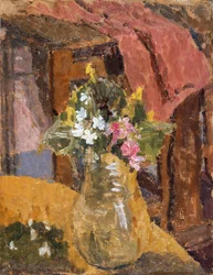 Blommor (olja på duk)