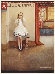 Alice och Dinah, den tabbykatten
