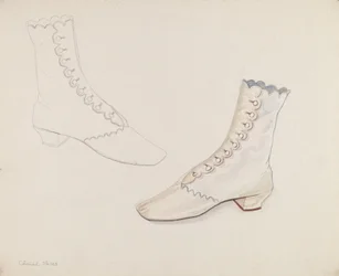 Quaker Bröllopsskor, ca. 1936.
