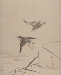 Småfåglar och bambu, 1887-92.