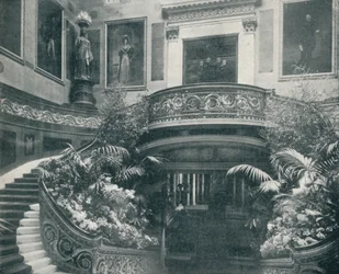 Den stora trappan vid Buckingham Palace, c1899, 1901