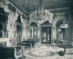 The White Drawing Room på Buckingham Palace, c1899, 1901