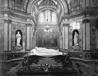 Det kungliga mausoleet, Frogmore, 1901.