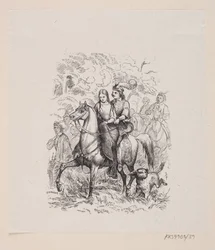 Illustration till "De vilda svanarna" i H.C. Andersen, "Sagor och berättelser", volym 1