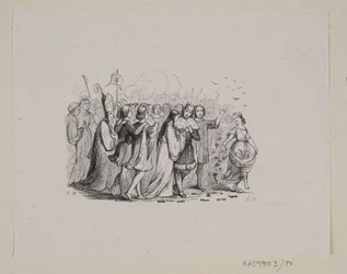 Illustration till "De vilda svanarna" i H.C. Andersen, "Sagor och berättelser", volym 1