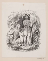 Illustration till "Den lilla sjöjungfrun" i H.C. Andersen, "Sagor och berättelser", volym 1