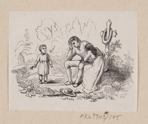Illustration till "Den sista pärlan" i H.C. Andersen, "Sagor och berättelser", volym 2