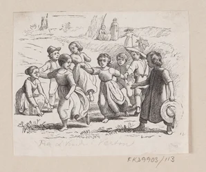 Illustration till "Från ett fönster i Vartou" i H.C. Andersen, "Sagor och berättelser", volym 2