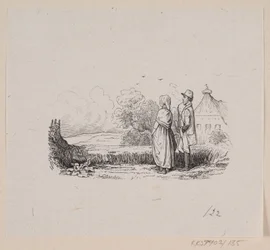 Illustration till "Høren" i H.C. Andersen, "Sagor och berättelser", volym 2