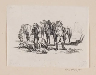 Illustration till "Lilla Claus och stora Claus" i H.C. Andersen, "Sagor och berättelser", volym 1