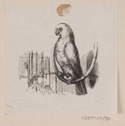 Illustration till "Lykkens Kalosker" i H.C. Andersen, "Sagor och berättelser", volym 1