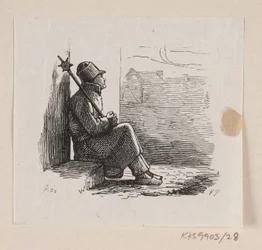 Illustration till "Lykkens Kalosker" i H.C. Andersen, "Sagor och berättelser", volym 1