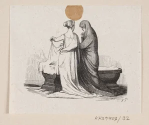 Illustration till "Lykkens Kalosker" i H.C. Andersen, "Sagor och berättelser", volym 1