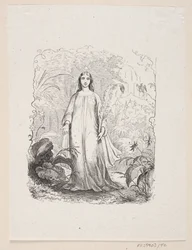 Illustration till "The Garden of Paradise" i H.C. Andersen, "Sagor och berättelser", volym 1