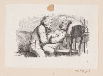 Illustration till "Reskamraten" i H.C. Andersen, "Sagor och berättelser", volym 1
