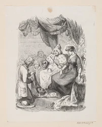 Illustration till "Reskamraten" i H.C. Andersen, "Sagor och berättelser", volym 1