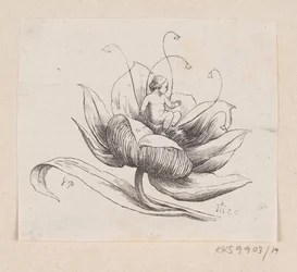 Illustration till ”Tummelisa” i H.C. Andersen, ”Sagor och berättelser”, band 1