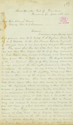Letter from H. T. Reid, headquarters, Post of Providence, Louisiana, to Brigadier General Elias S. Dennis, June 22, 1863