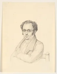 Porträtt av notarie, professor, rådman Nicolai Christian Levin Abrahams