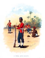 11:e bengaliska infödda infanteriet, c1890.