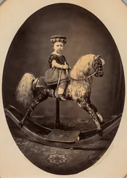 Francis Wayland Sherman vid en ålder av 2 år 10 månader, 1862.