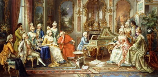 Unga Mozart ger ett recital