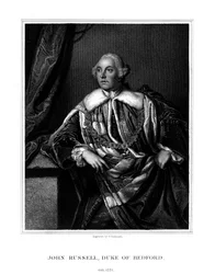 John Russell, 4:e hertigen av Bedford, brittisk statsman, 1832.