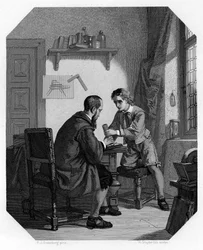 Hans Jansen och hans son Sacharias, ca 1870