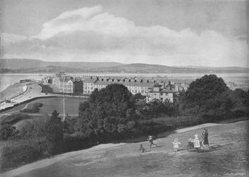 Exmouth, från Beacon, c1896