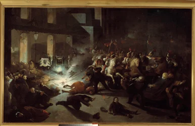 Attentatförsök på Napoleon III av Felice Orsini i Paris den 14 januari