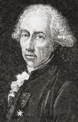 Francois Alexandre Frederic, Duc de la Rouchefoucauld-Liancourt, graverad av Pannemaker-Ligny, från 