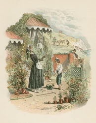 Scen från David Copperfield av Charles Dickens, 1849-1850