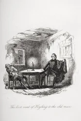 Heylings sista besök hos den gamle mannen, illustration från 