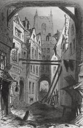 Tom ensams, illustration från 