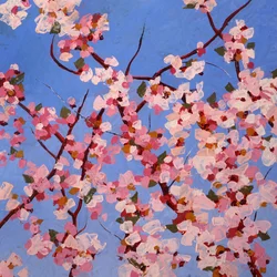 Fleur de Joie II, ca 2023 (olja på masonit)