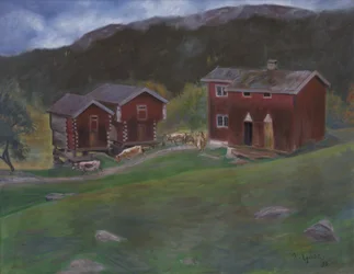 Gård på Åse i Telemarken, Norge