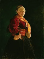 Porträtt av Mari Clasen