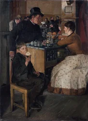 I restaurangen