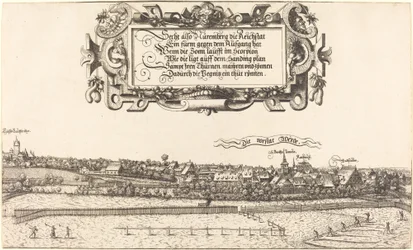 Utsikt över Nürnberg från öster [höger avsnitt]