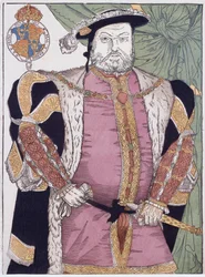 Kung Henrik VIII av England (gravyr)