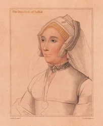 Catherine Brandon, hertiginna av Suffolk, 1812 (gravyr)