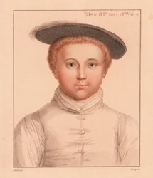 Edward, Prince of Wales, 3-5 år, 1812 (gravyr)