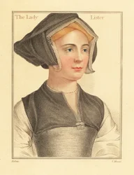 Isabel Shirley, hustru till den engelske överdomaren Sir Richard Lyster, 1812 (gravyr)