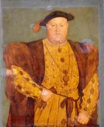 Kung Henrik VIII, ca 1630 (olja på pannå)