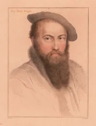 Sir Thomas Wyatt, engelsk ambassadör och poet., 1812 (gravyr)